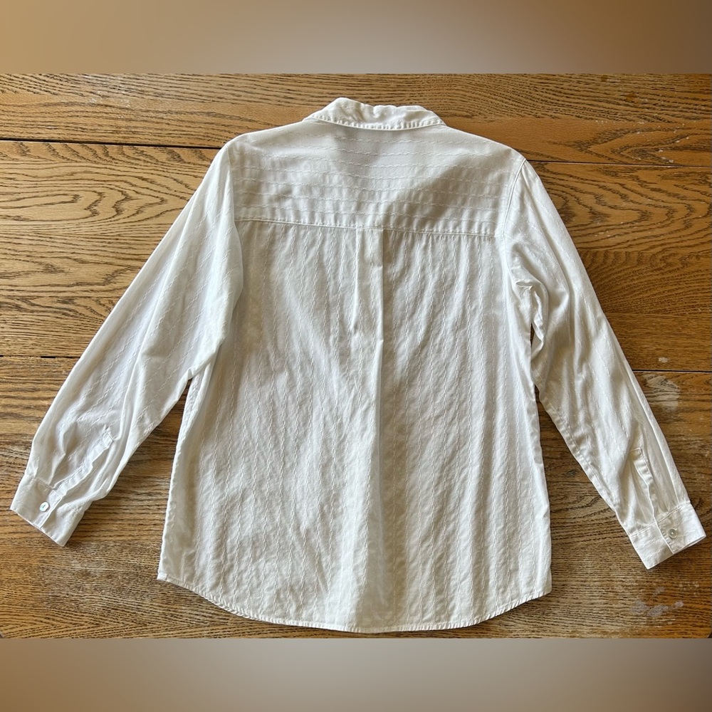 Chico's | White Button Down Shirt - Picture 7 of 8